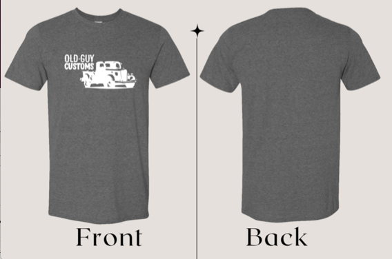 Old Guy Customs Short sleeve t-shirt - truck image