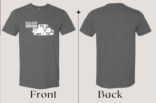 Old Guy Customs Short sleeve t-shirt - truck image